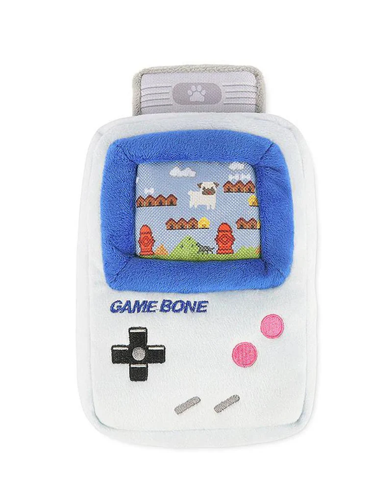 Game Bone Squeaky Plush Dog Toy - Image 5