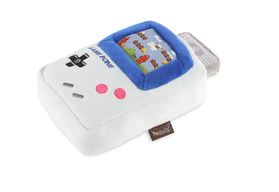 Game Bone Squeaky Plush Dog Toy - Image 7