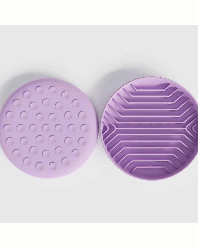 Geometric Silicone + Suction Slow Feeder - Image 4