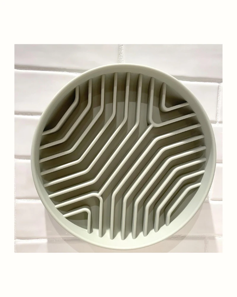 Geometric Silicone + Suction Slow Feeder - Image 5