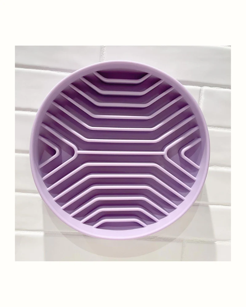 Geometric Silicone + Suction Slow Feeder - Image 6