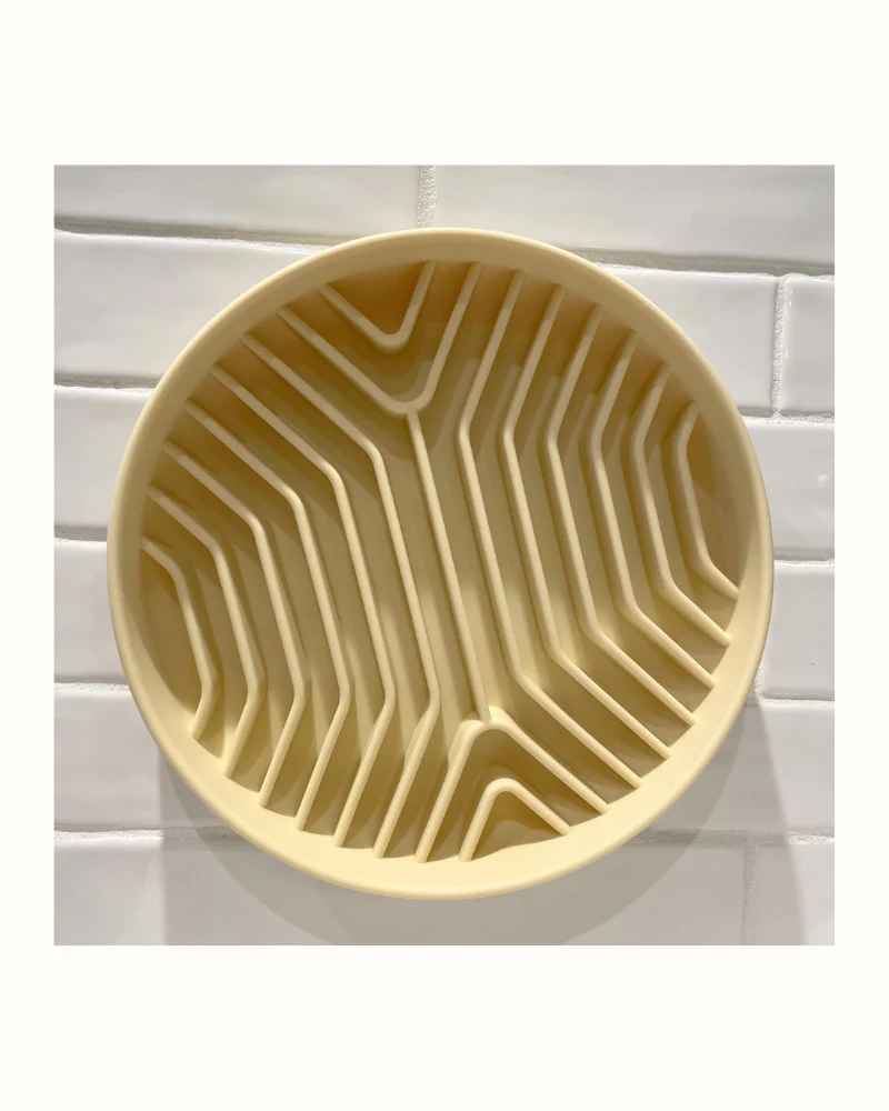 Geometric Silicone + Suction Slow Feeder - Image 7