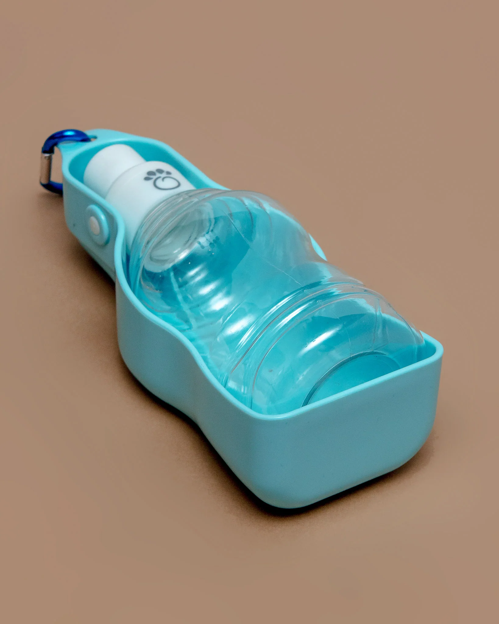 Dog Travel Water Bottle with Foldout Bowl in Blue << CLEARANCE >> - Image 3