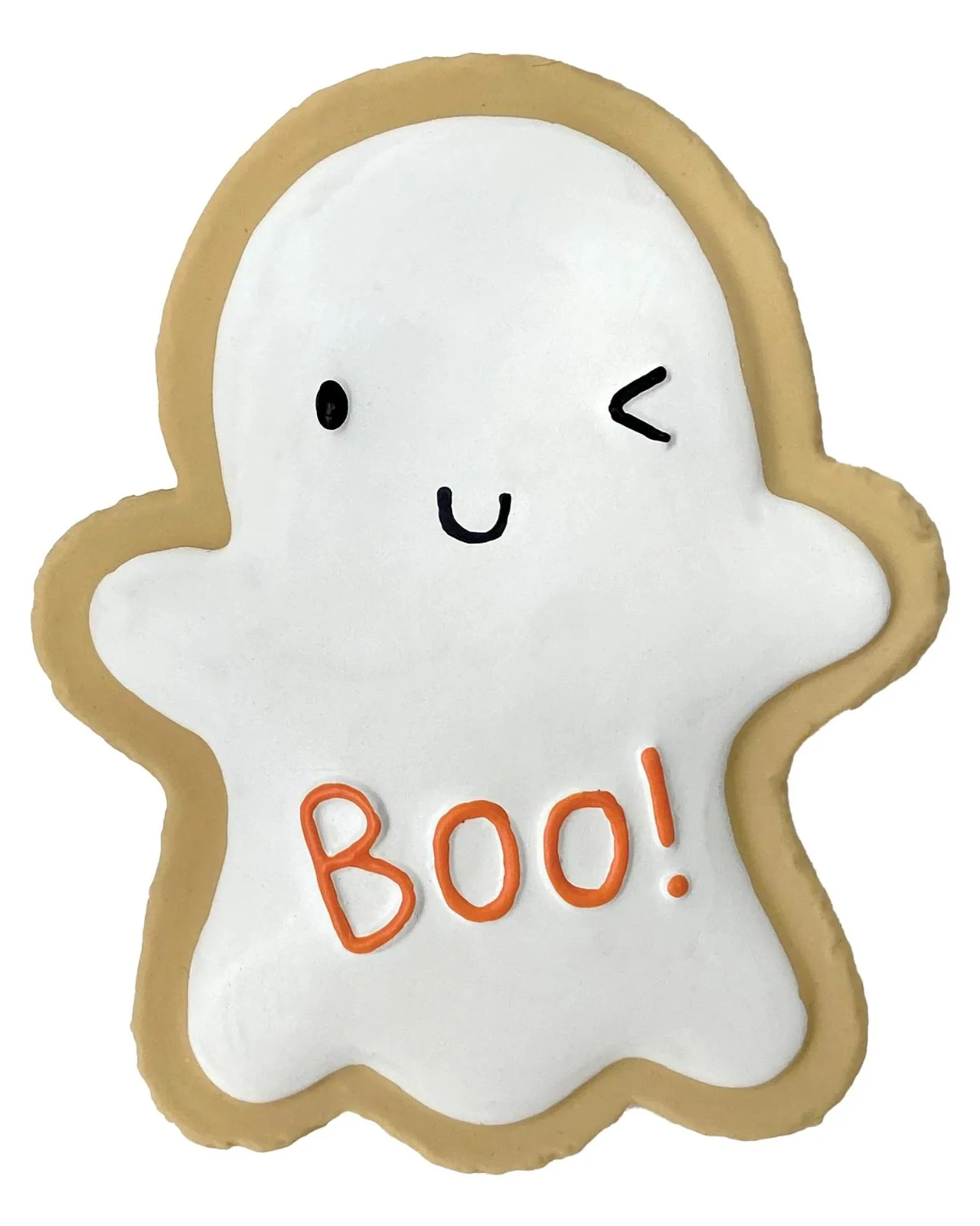 Ghost Cookie Latex Squeaky Dog Toy - Image 2