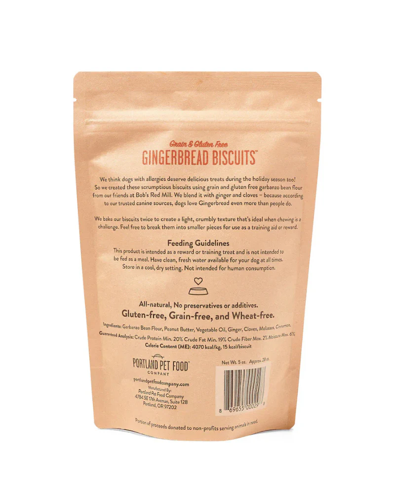 Gingerbread Dog Biscuits Treats (Grain & Gluten Free) - Image 2