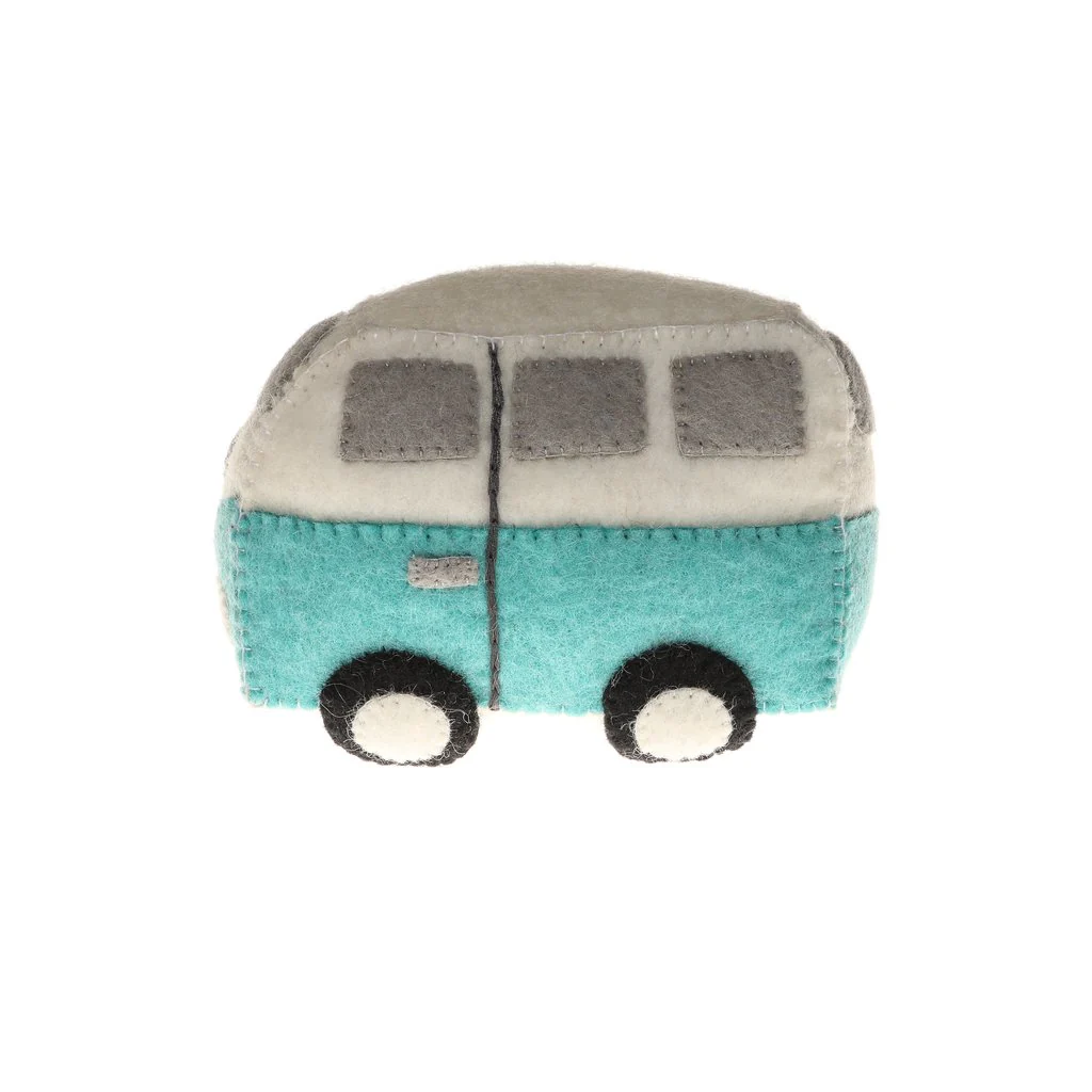 GLOBAL GOODS | Felt Hippie Van Toy - Image 3