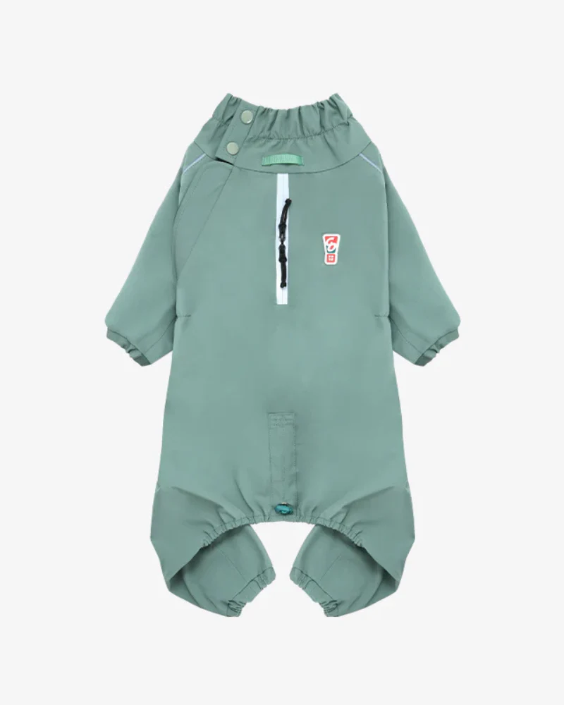 Go-Pro Dog Rainsuit in Khaki - Image 4