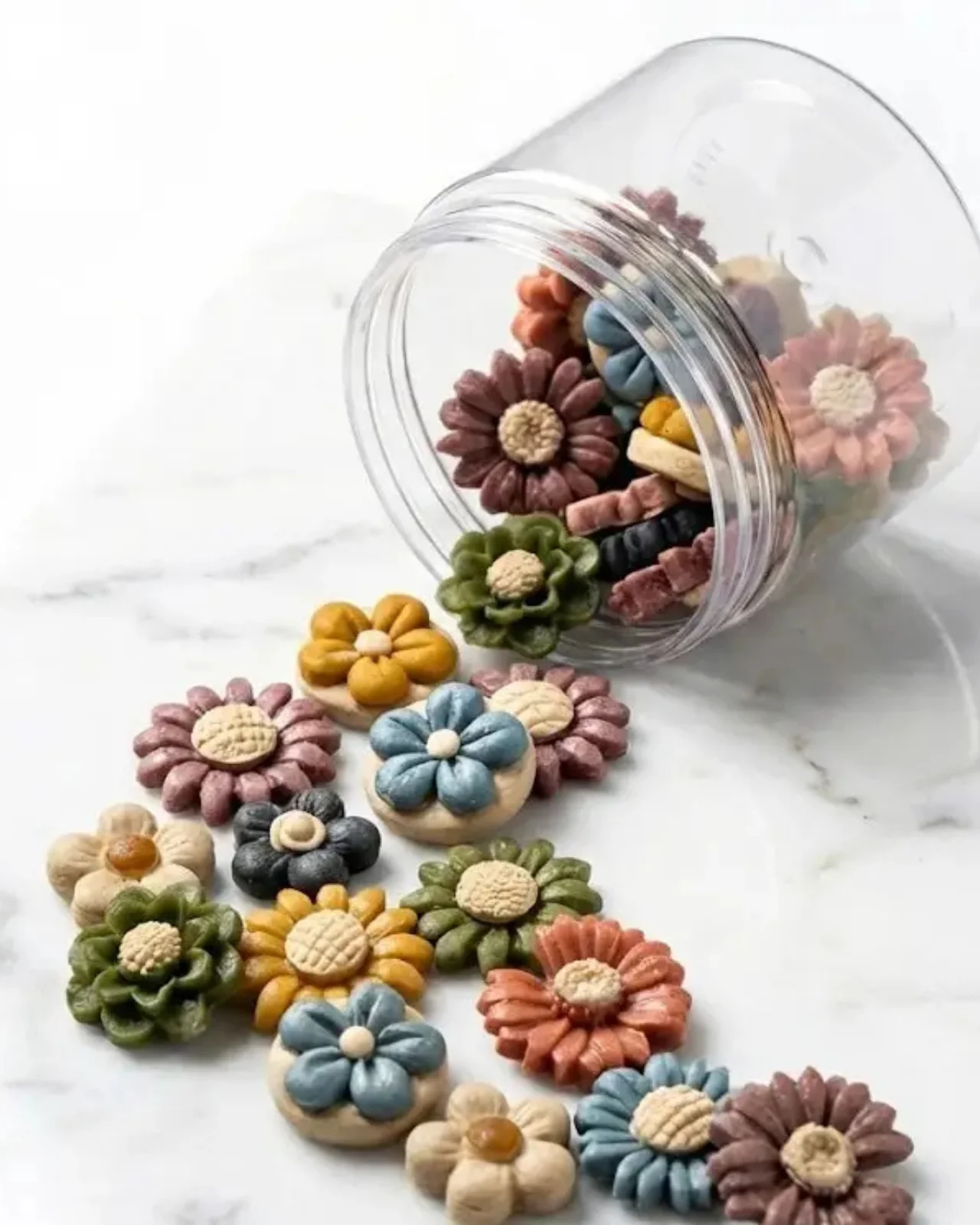 Goat Milk Blossom Bites Dog and Cat Treats - Image 2