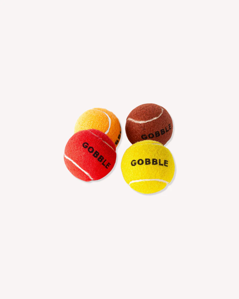 Gobble Gobble Mini Tennis Ball for Small Dogs - Image 4