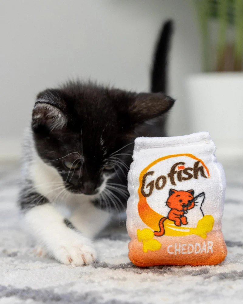 Gofish Cheddar Plush Catnip Toy - Image 3