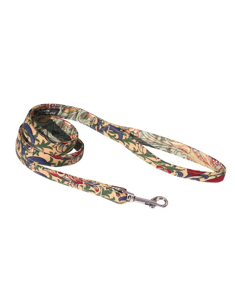 William Morris Golden Lily Print Dog Lead (FINAL SALE) - Image 2