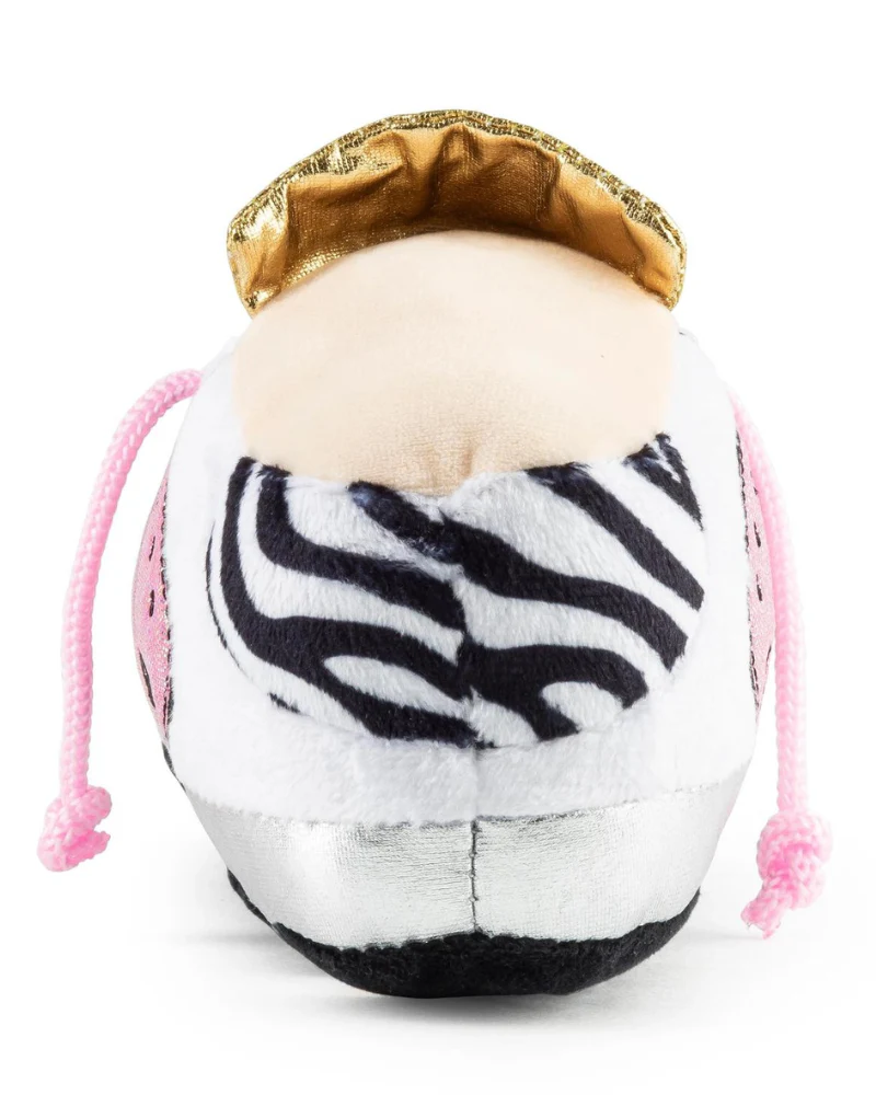 Golden Pooch Sneaker Plush Dog Toy in Pink - Image 4