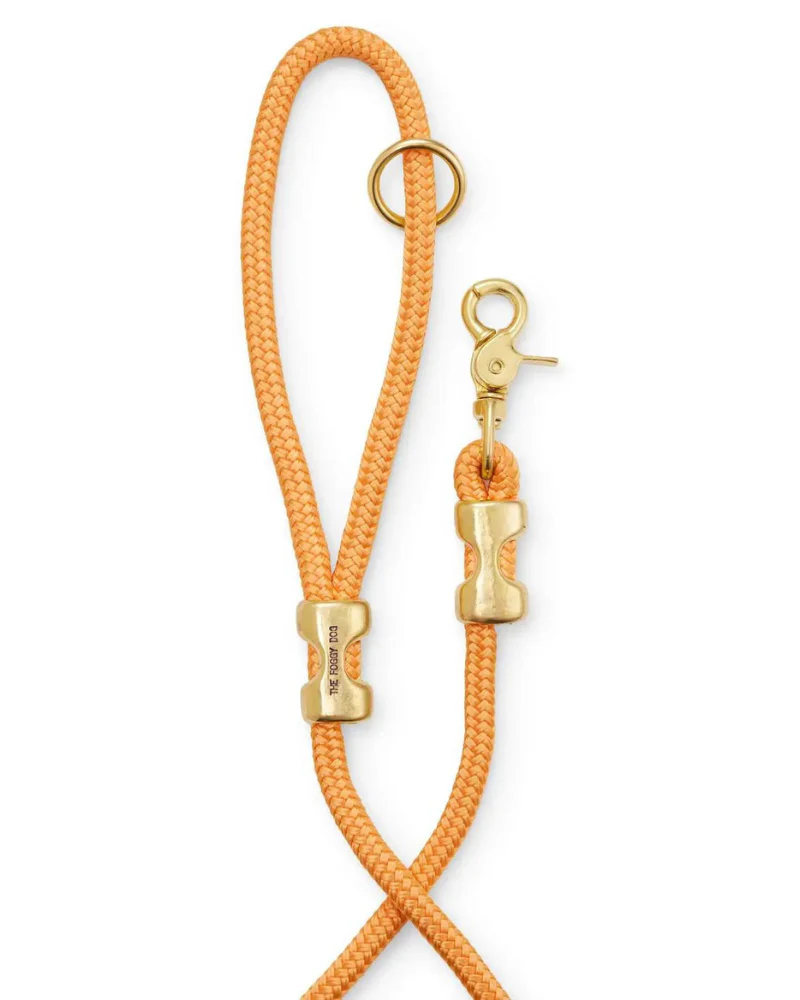 Goldenrod Rope Dog Leash (Made in the USA) (FINAL SALE) - Image 2