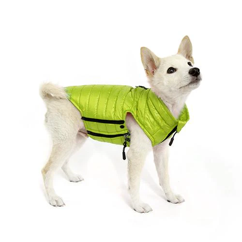 GOOBY | Puffer Down Vest in Red - Image 2