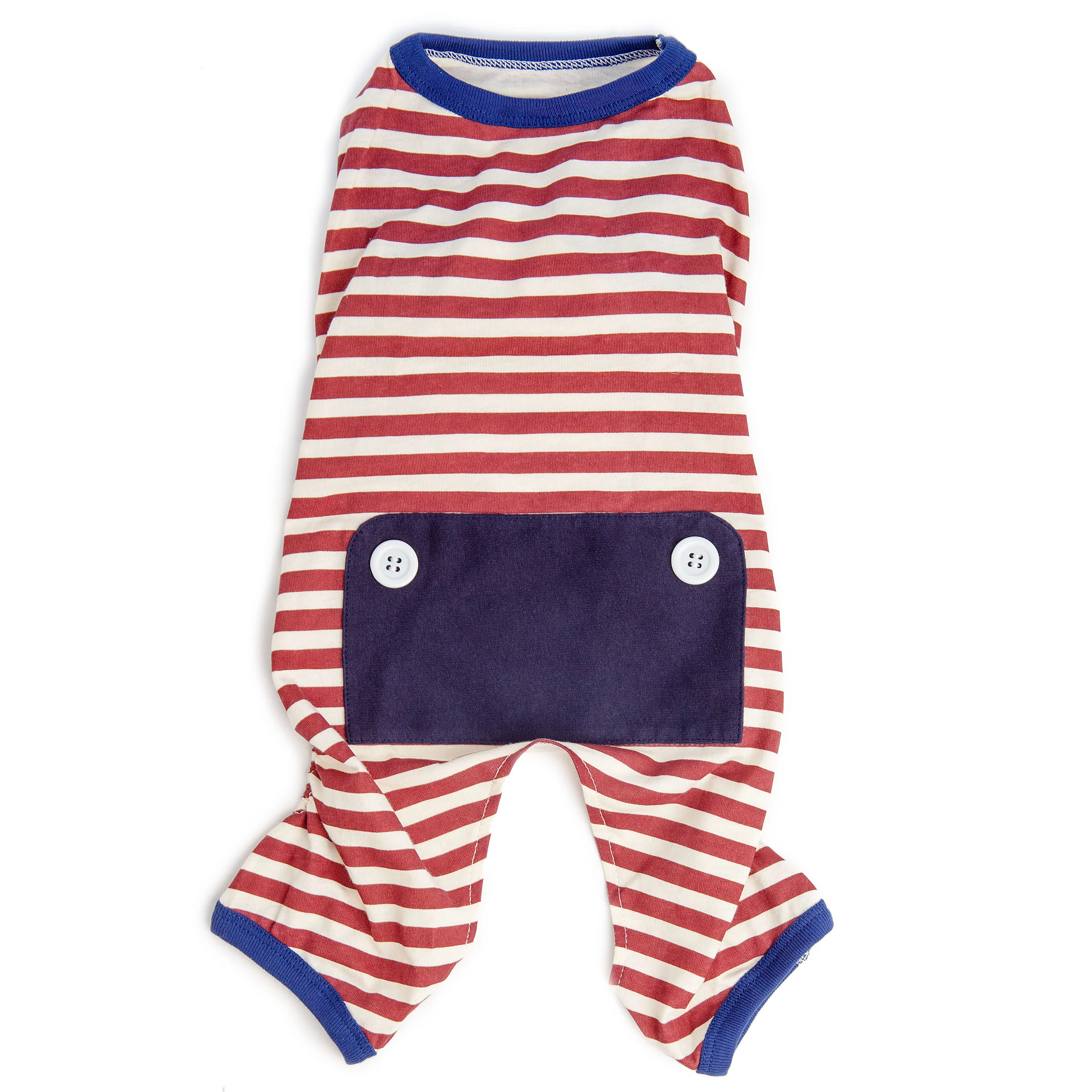 BEST FURRY FRIENDS | Red and White Stripe PJs - Image 2