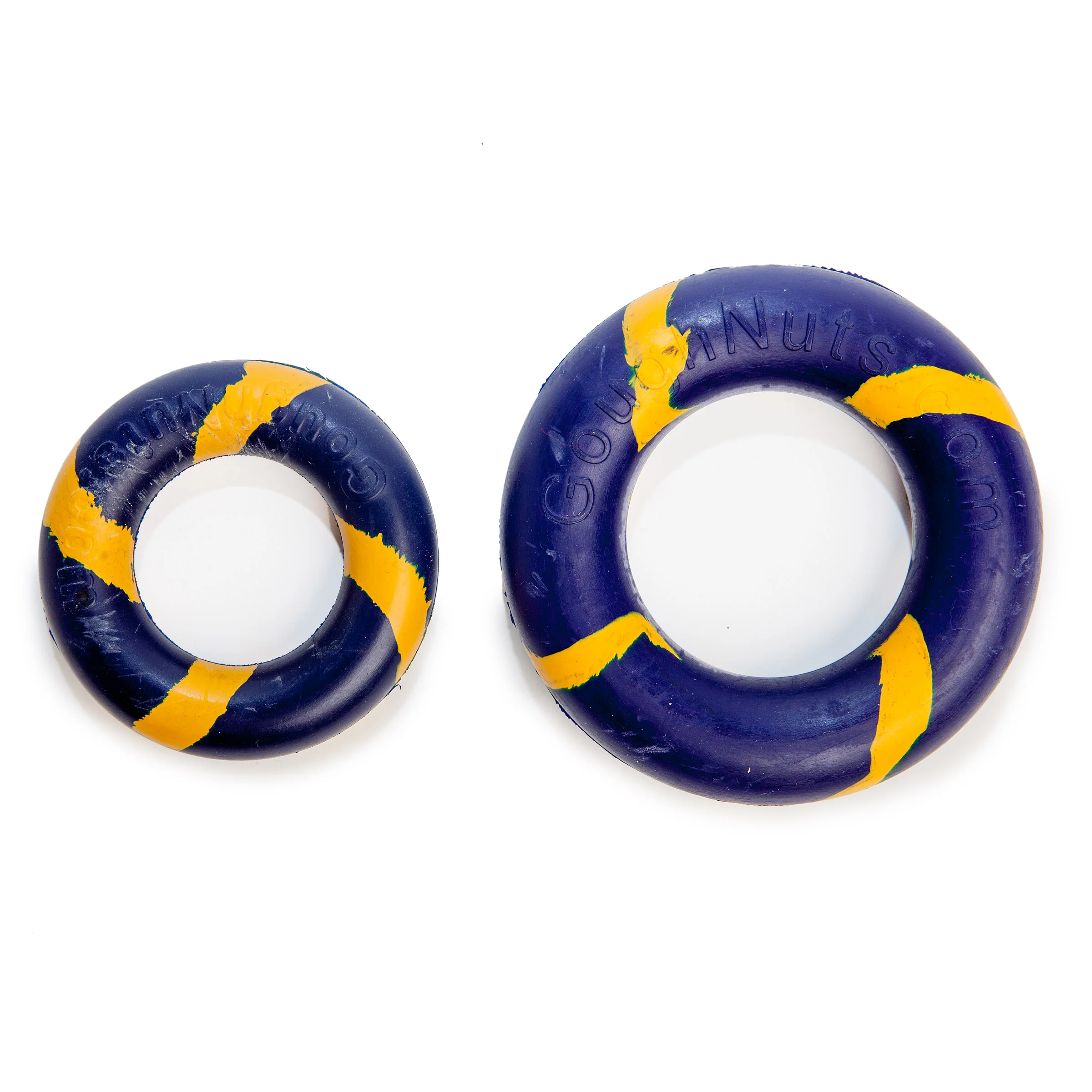 Blue Lite Bite Rubber Ring Dog Toy (Made in the USA) - Image 3