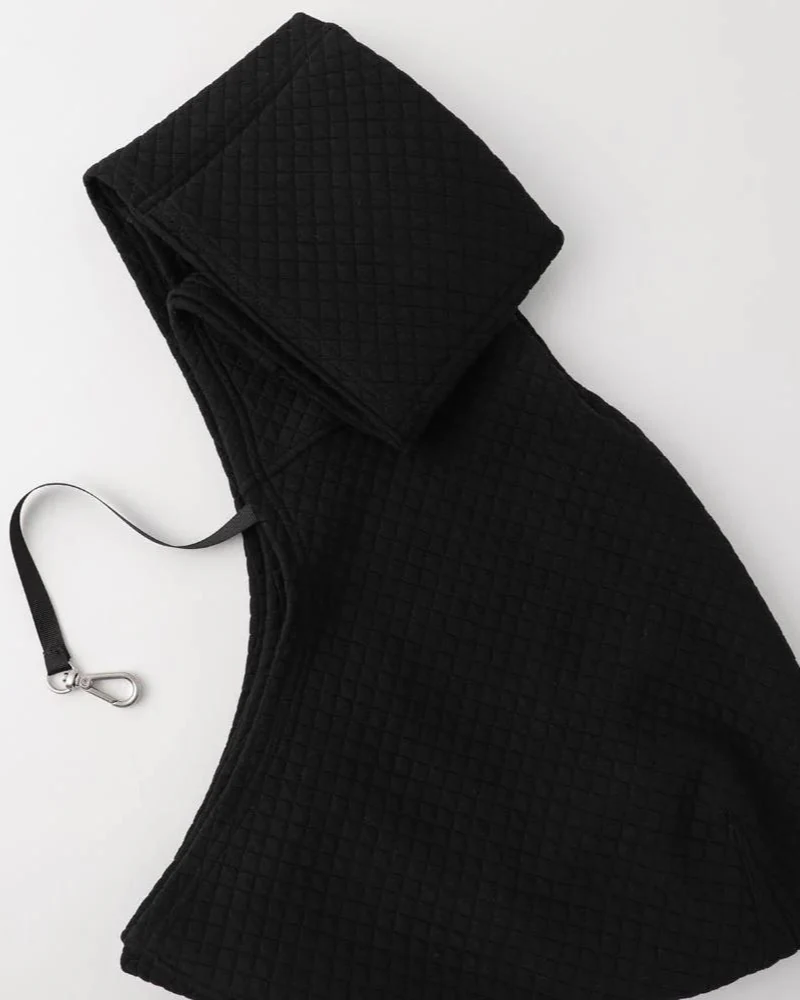 Graph Check Dog Sling in Black - Image 2