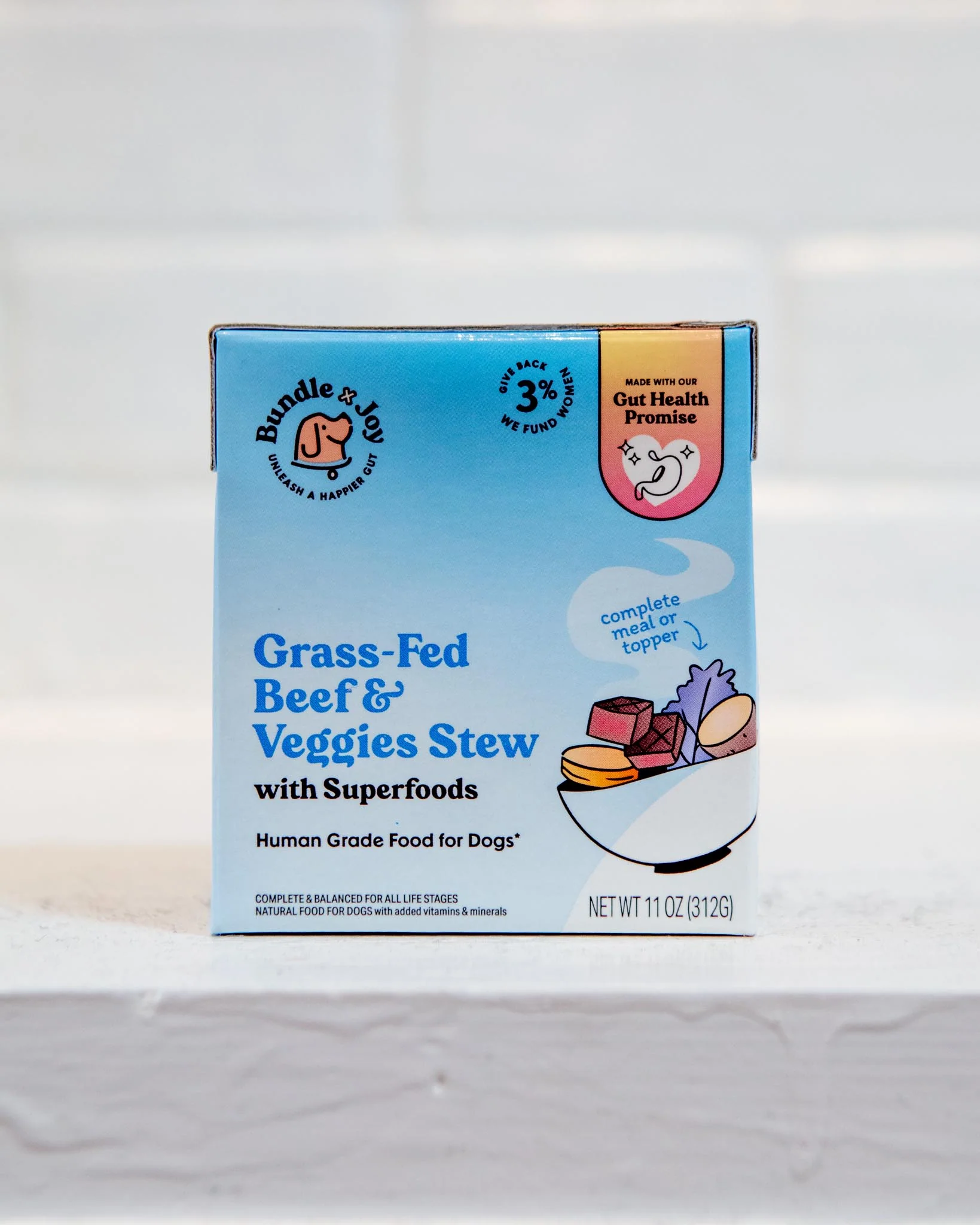 Grass-Fed Beef & Veggies Superfood Stew 11 oz (Made in USA)