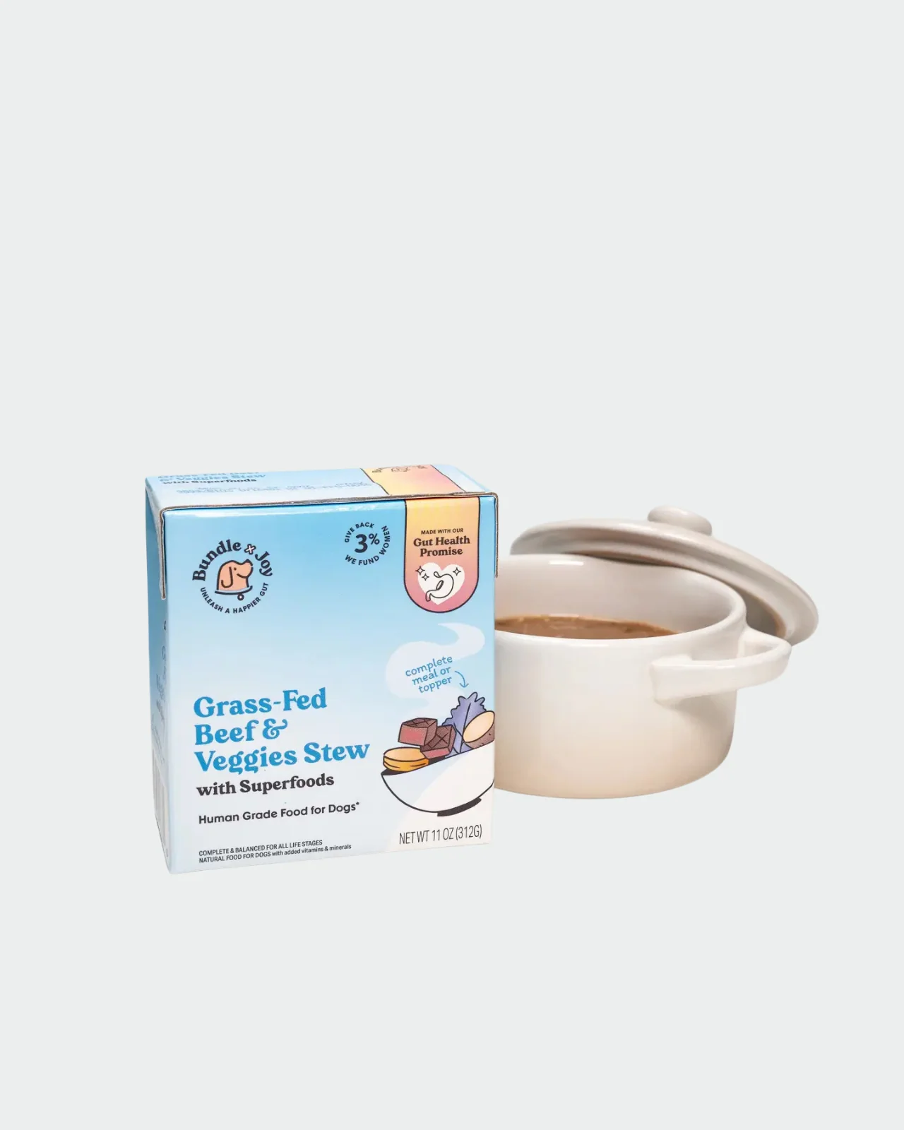 Grass-Fed Beef & Veggies Superfood Stew 11 oz (Made in USA) - Image 2
