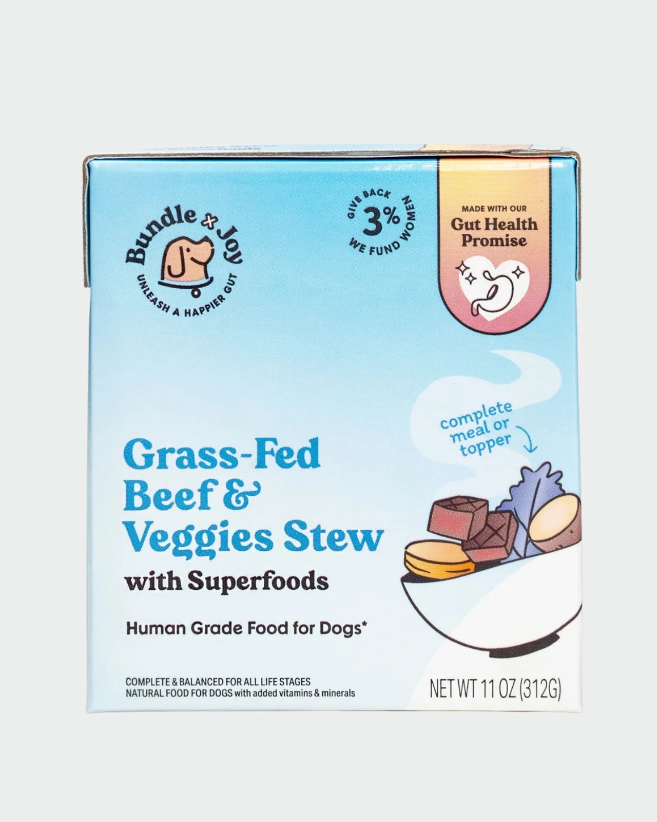 Grass-Fed Beef & Veggies Superfood Stew 11 oz (Made in USA) - Image 4