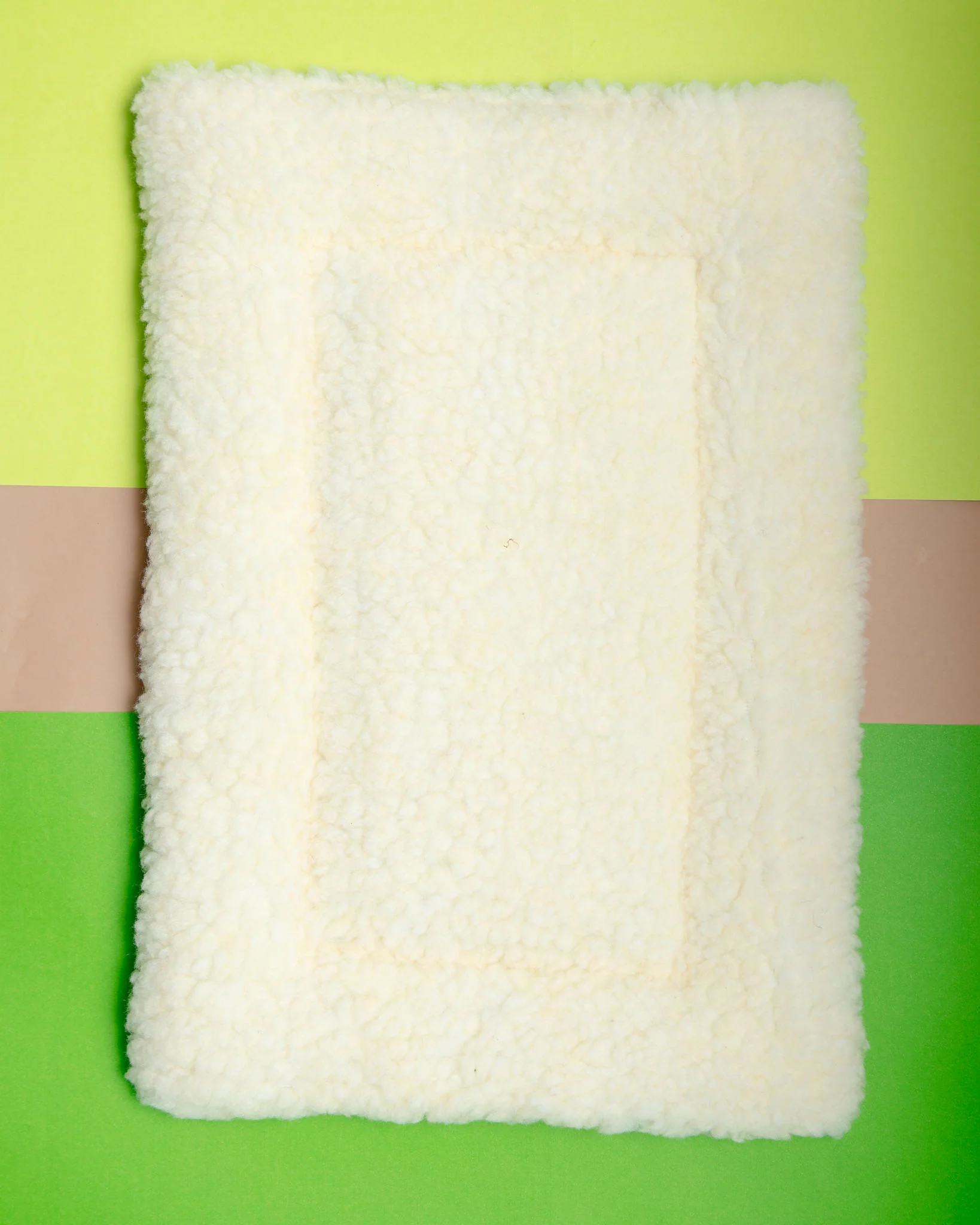 Charcoal Gray Denim & Sherpa Pet Napping Mat (Made in the USA) - Image 3