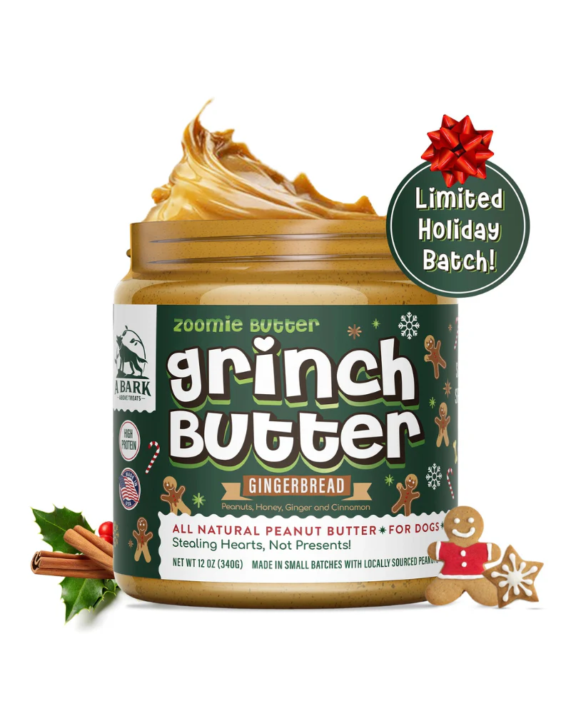 Grinch Butter All-Natural Dog Peanut Butter