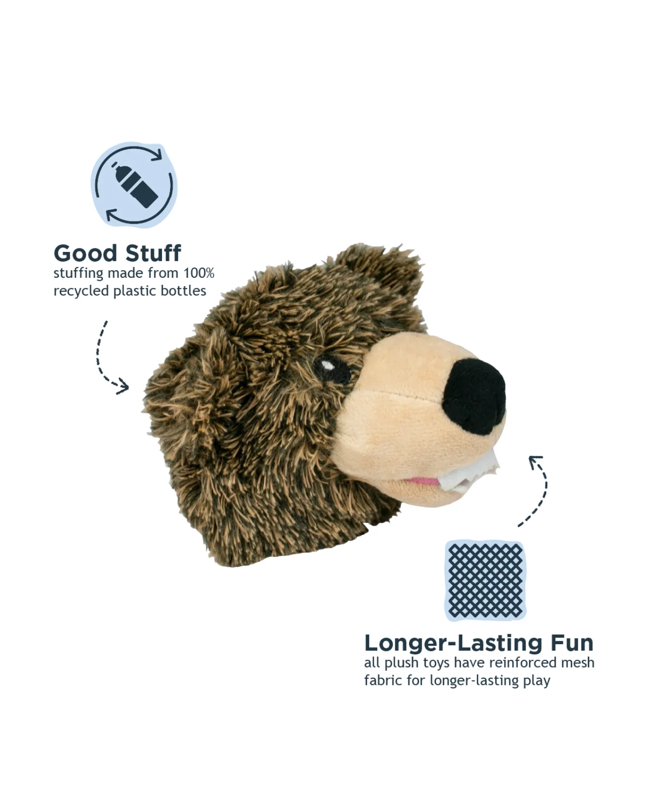 Grizzly 2-in-1 Fetch Ball Dog Toy - Image 5