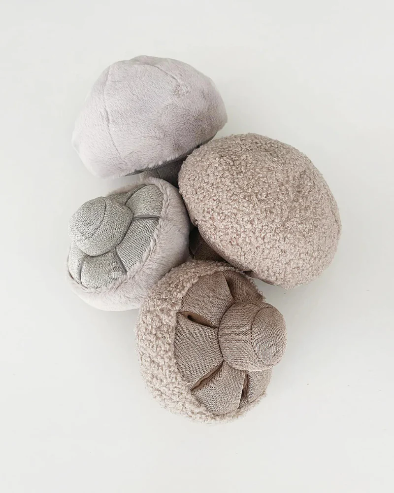Button Mushroom Squeaky Plush Dog Toy - Image 2
