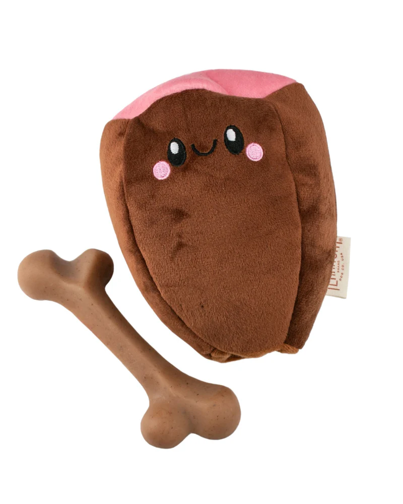 Ham Bone 2-in-1 Dog Bacon Chew Toy - Image 3