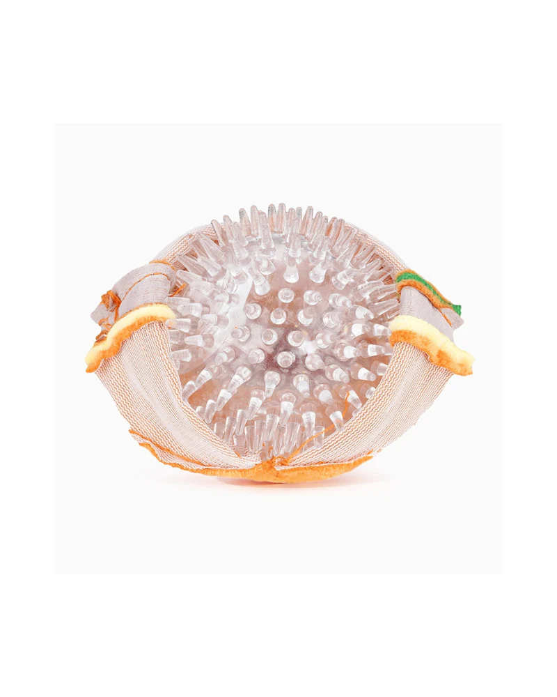 Hamburger Squeaky Ball Dog Toy - Image 4