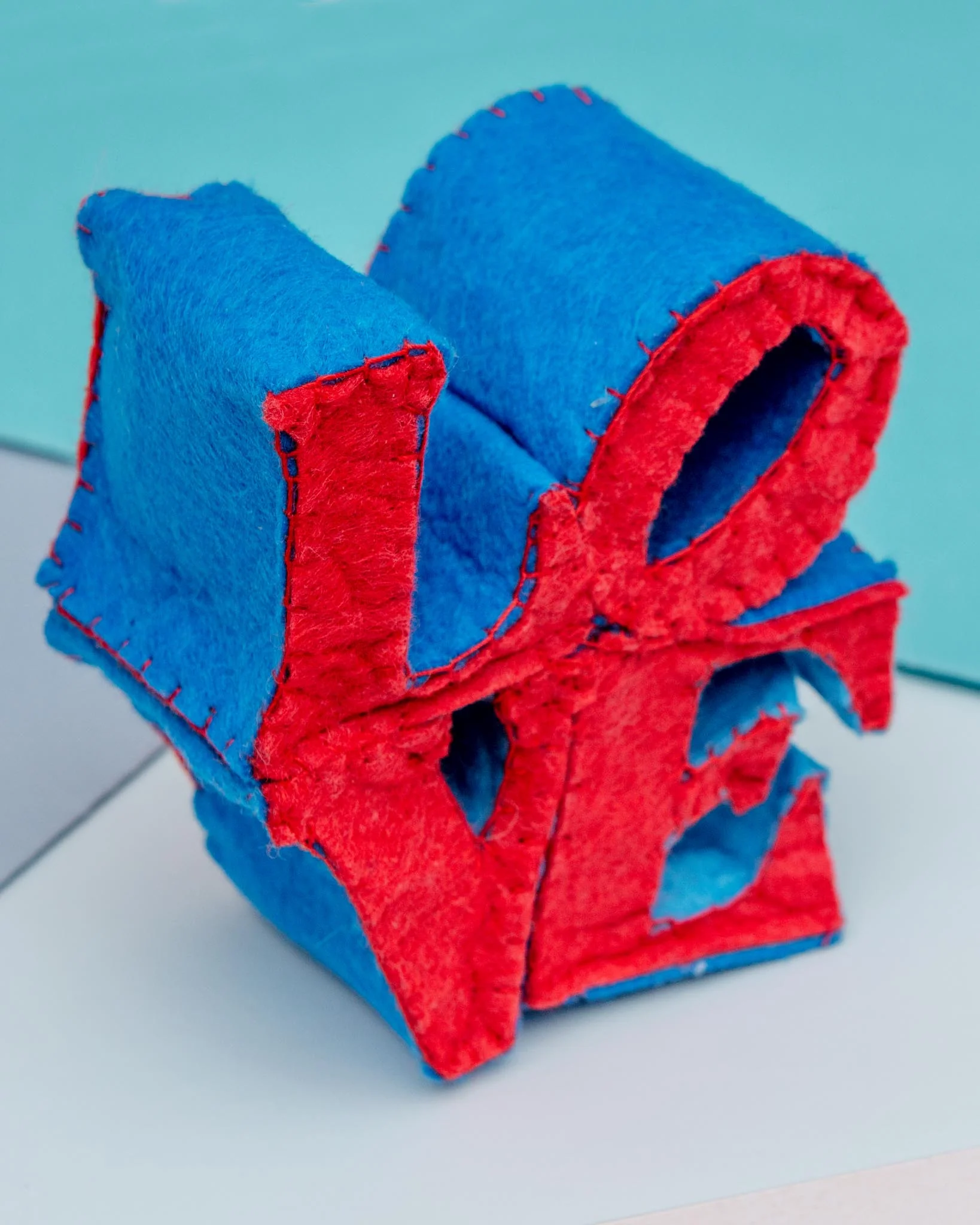 Felt "Love" Squeaky Dog Toy (FINAL SALE) - Image 2