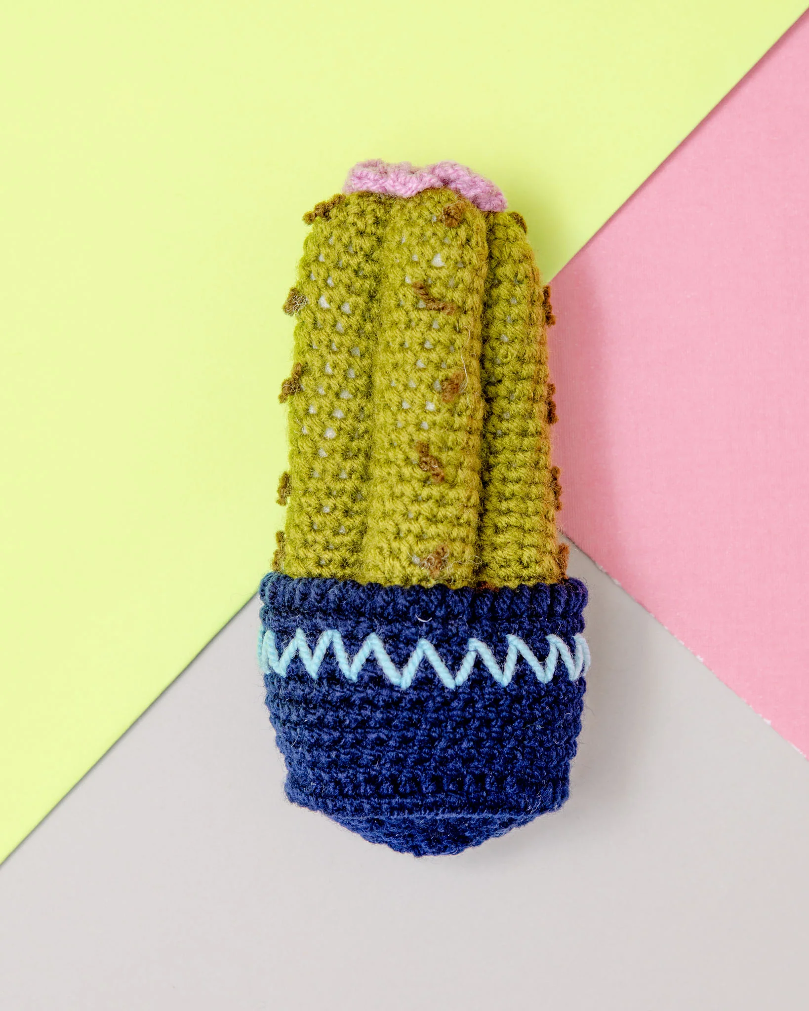 Hand-Knit Cactus Squeaky Dog Toy (FINAL SALE) - Image 2