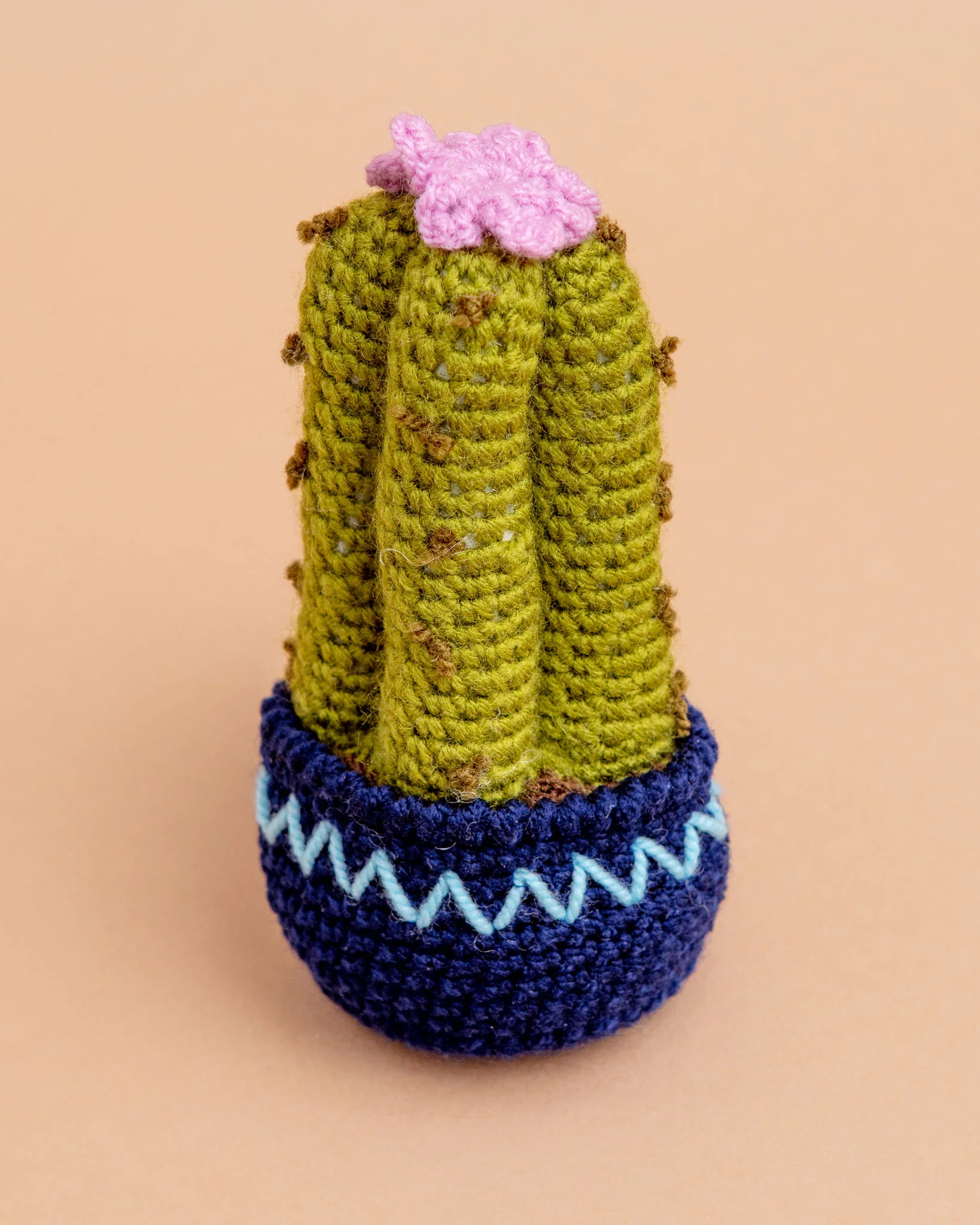 Hand-Knit Cactus Squeaky Dog Toy (FINAL SALE) - Image 3