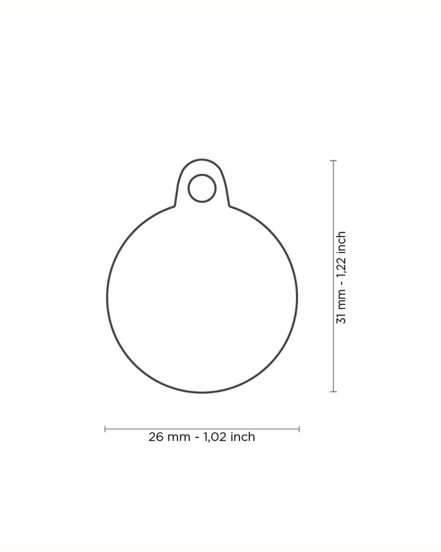 Handmade Circle Tag in Jet Black Custom Pet ID Tag - Image 7