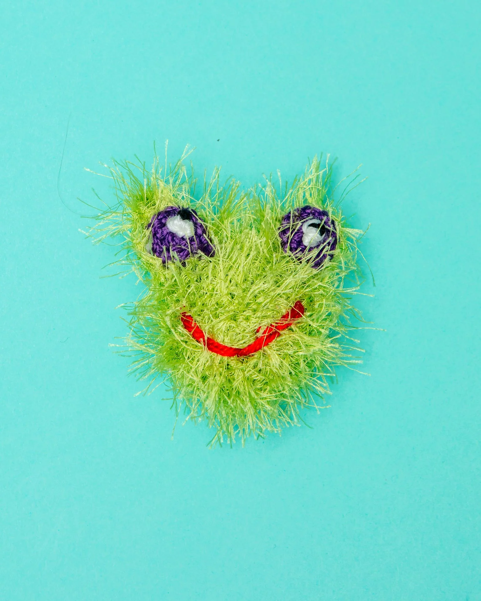 Handmade Frog Ball Squeaky Dog Toy (4")