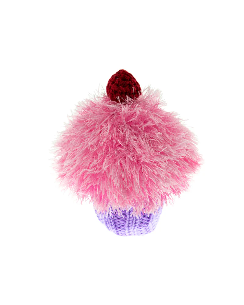 Handmade Oomaloo Cupcake Squeaky Dog Toy - Image 3