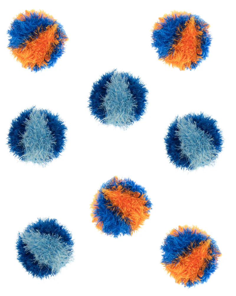 Handmade Oomaloo Squeaky Ball Dog Toy