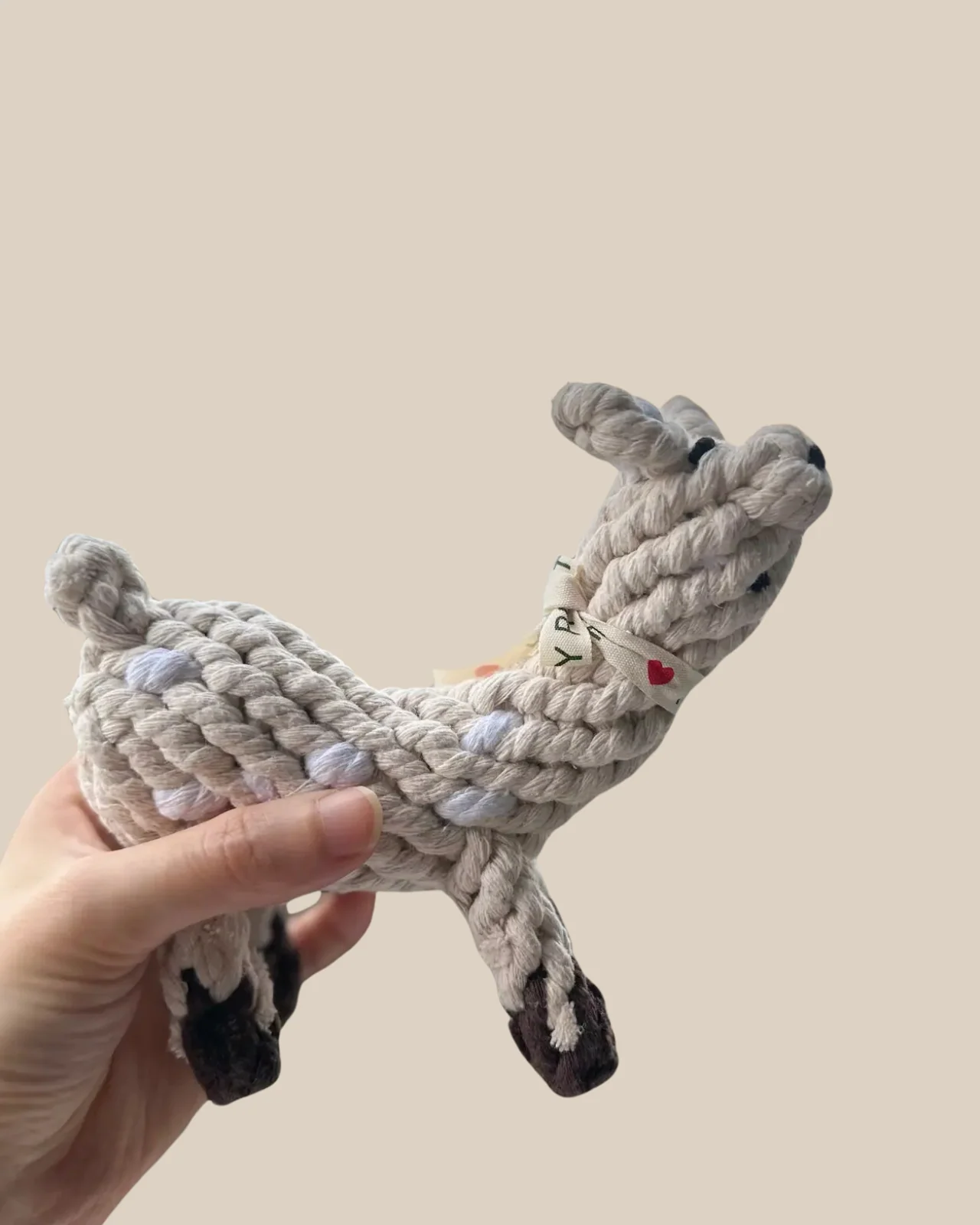 Happy Llama Rope Dog Toy - Image 3