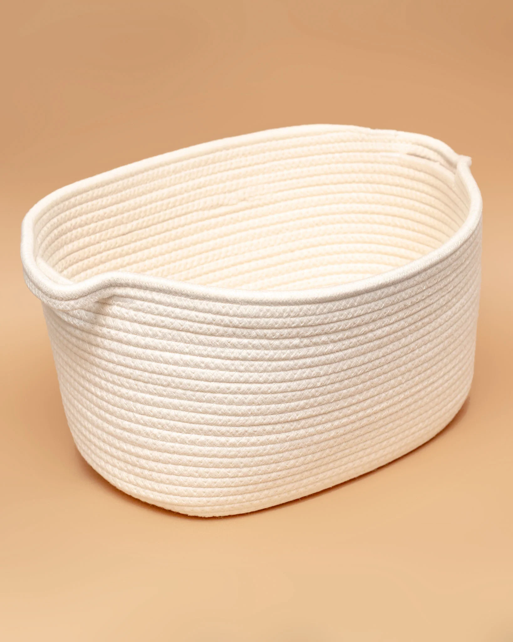 Dog Toy Storage Bin in Natural Cotton Rope - Image 2