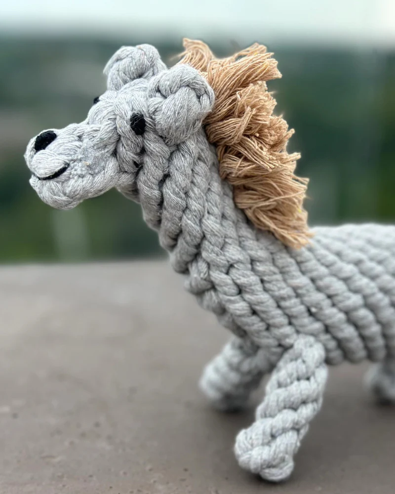 Harry the Horse Rope Dog Toy - Image 3