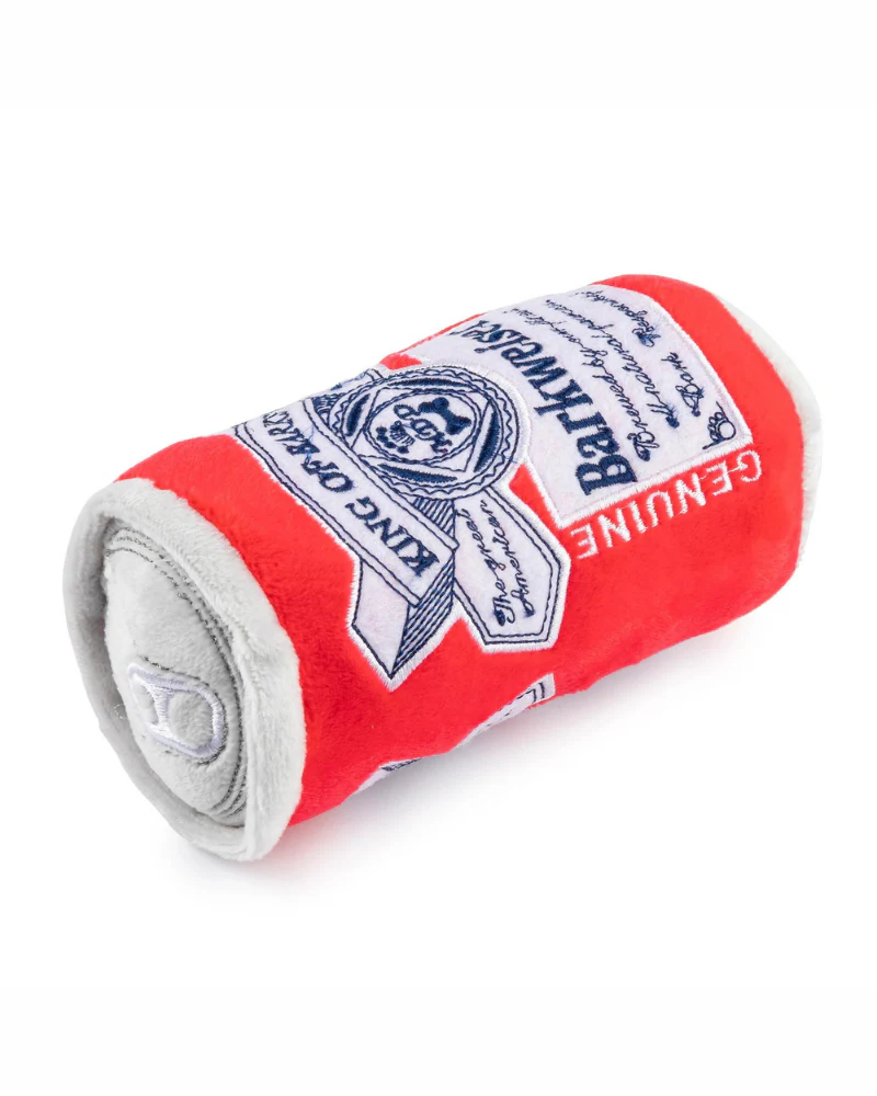 Barkweiser Beer Can Squeaky Plush Dog Toy - Image 5