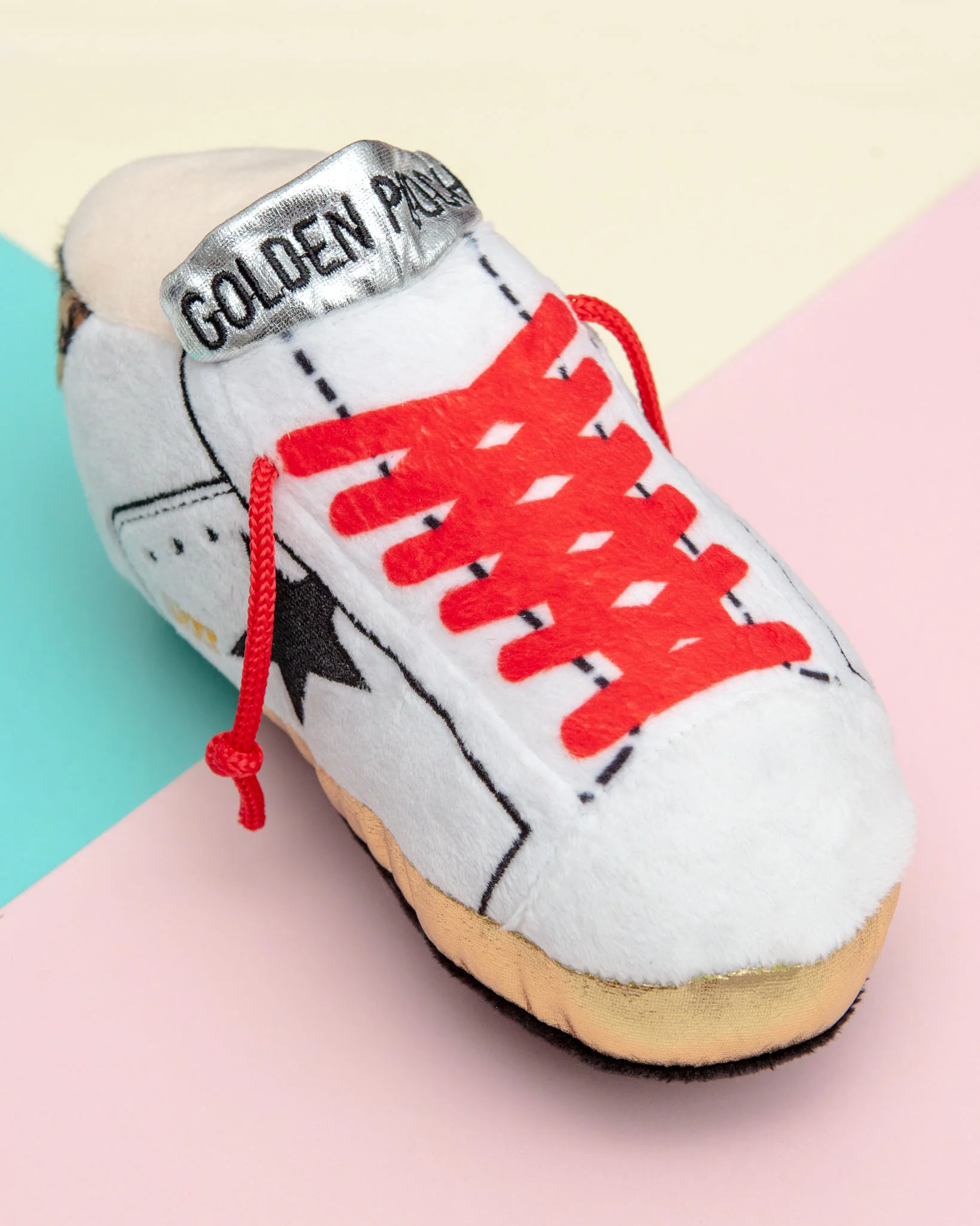 Golden Pooch Sneaker Plush Dog Toy - Image 2
