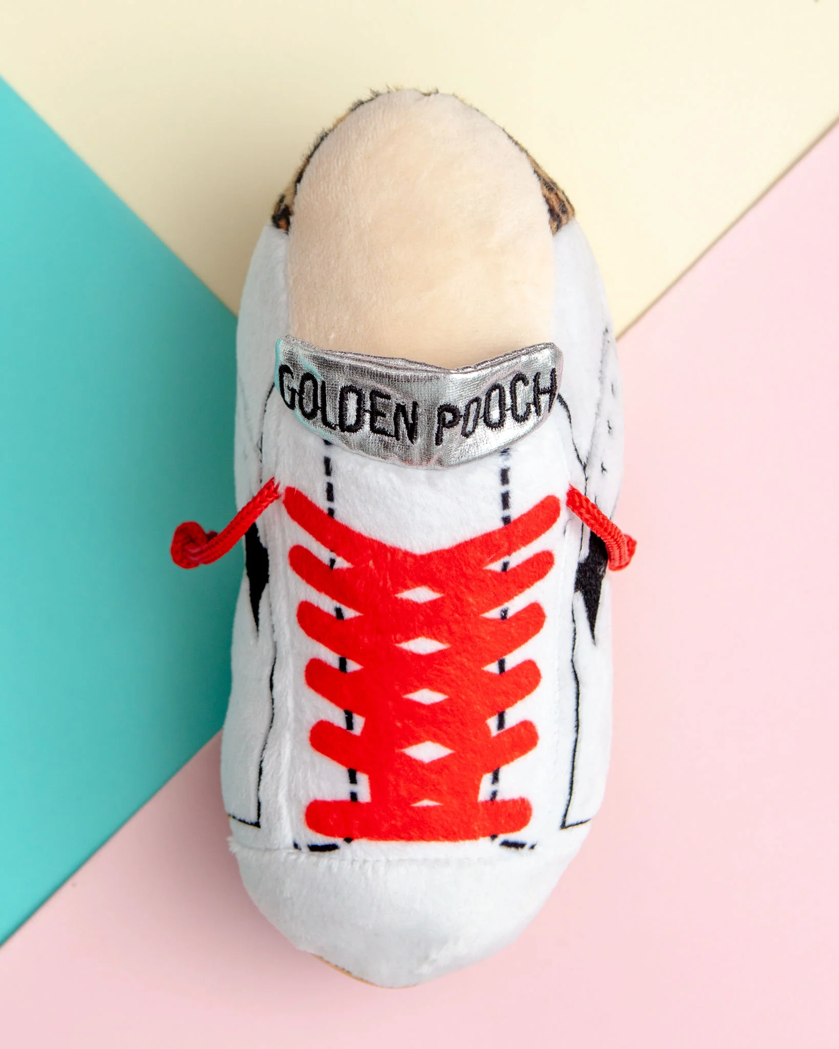 Golden Pooch Sneaker Plush Dog Toy - Image 3