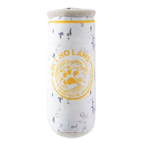 White Paw Hound Seltzer Plush Dog Toy in Muttlenial Mango - Image 4