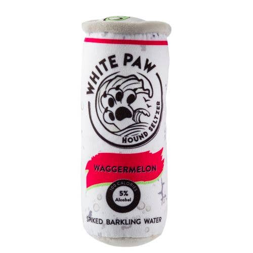 White Paw Hound Seltzer Plush Dog Toy in Waggermelon - Image 3