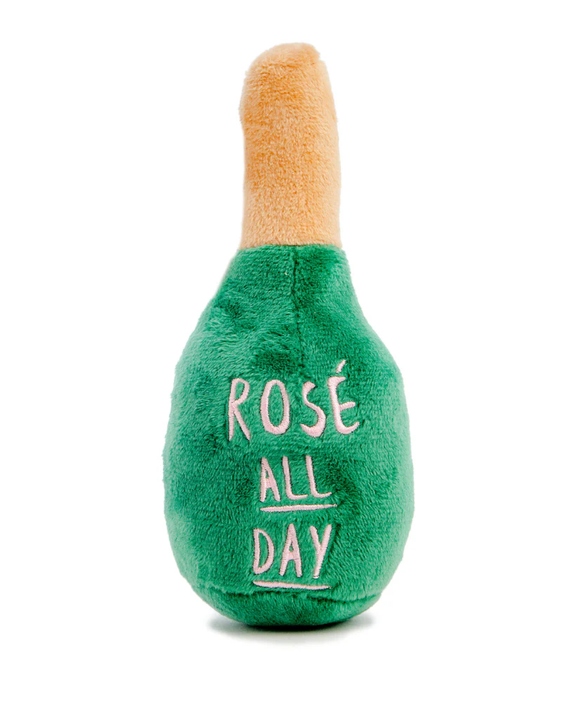 Woof Clicquot Rosé Plush Dog Toy - Image 4