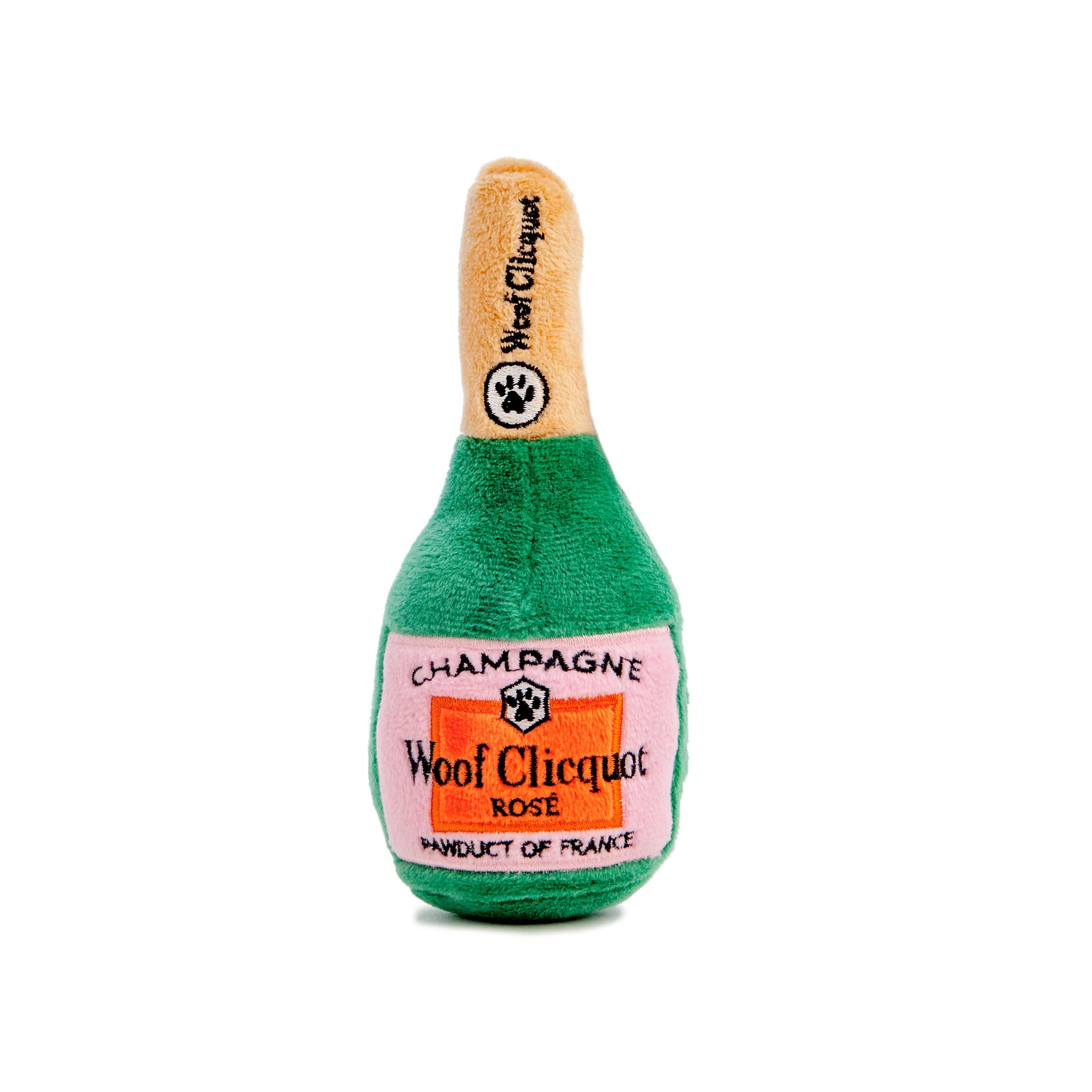 Woof Clicquot Rosé Plush Dog Toy - Image 6