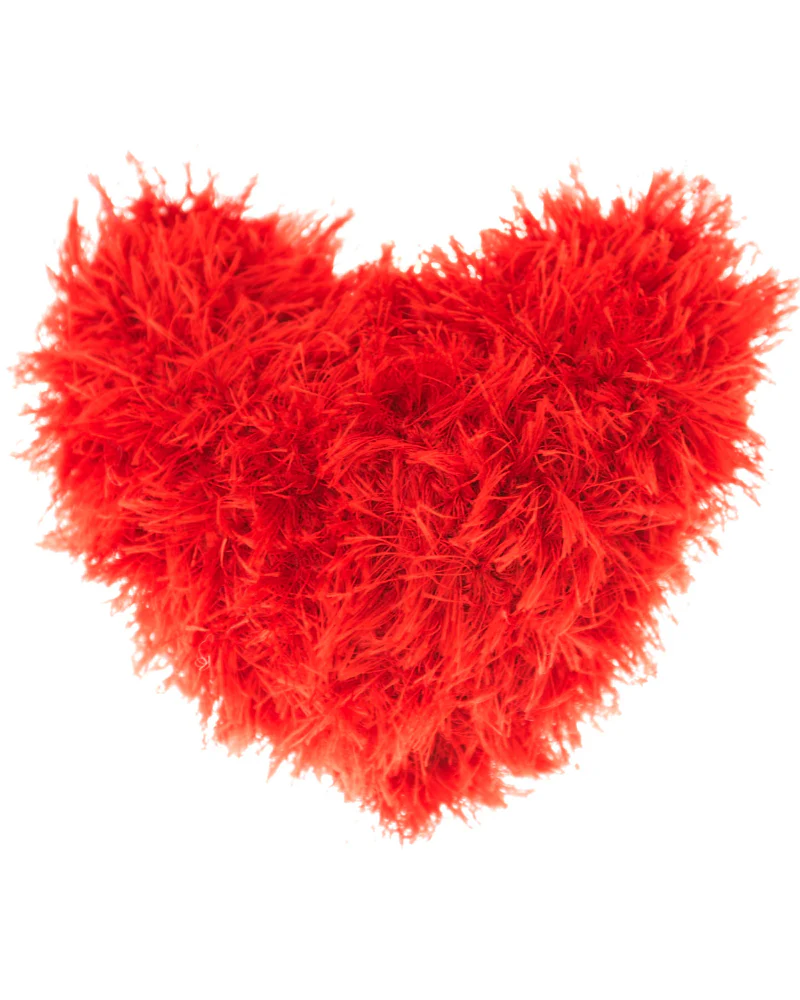 Heart Handmade Squeaky Dog Toy - Image 3