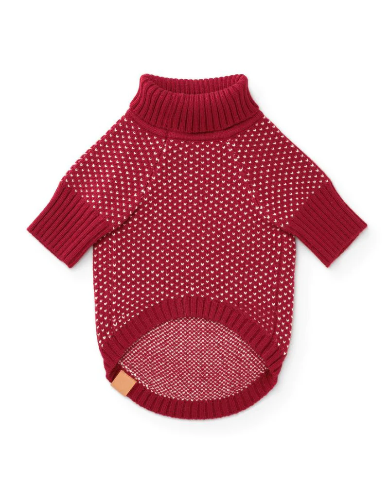 Heart Stitch Turtleneck Dog Sweater (FINAL SALE) - Image 7