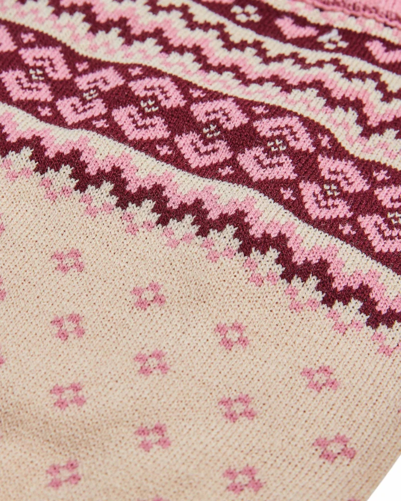 Hearts Fair Isle Dog Turtleneck Sweater (FINAL SALE) - Image 7